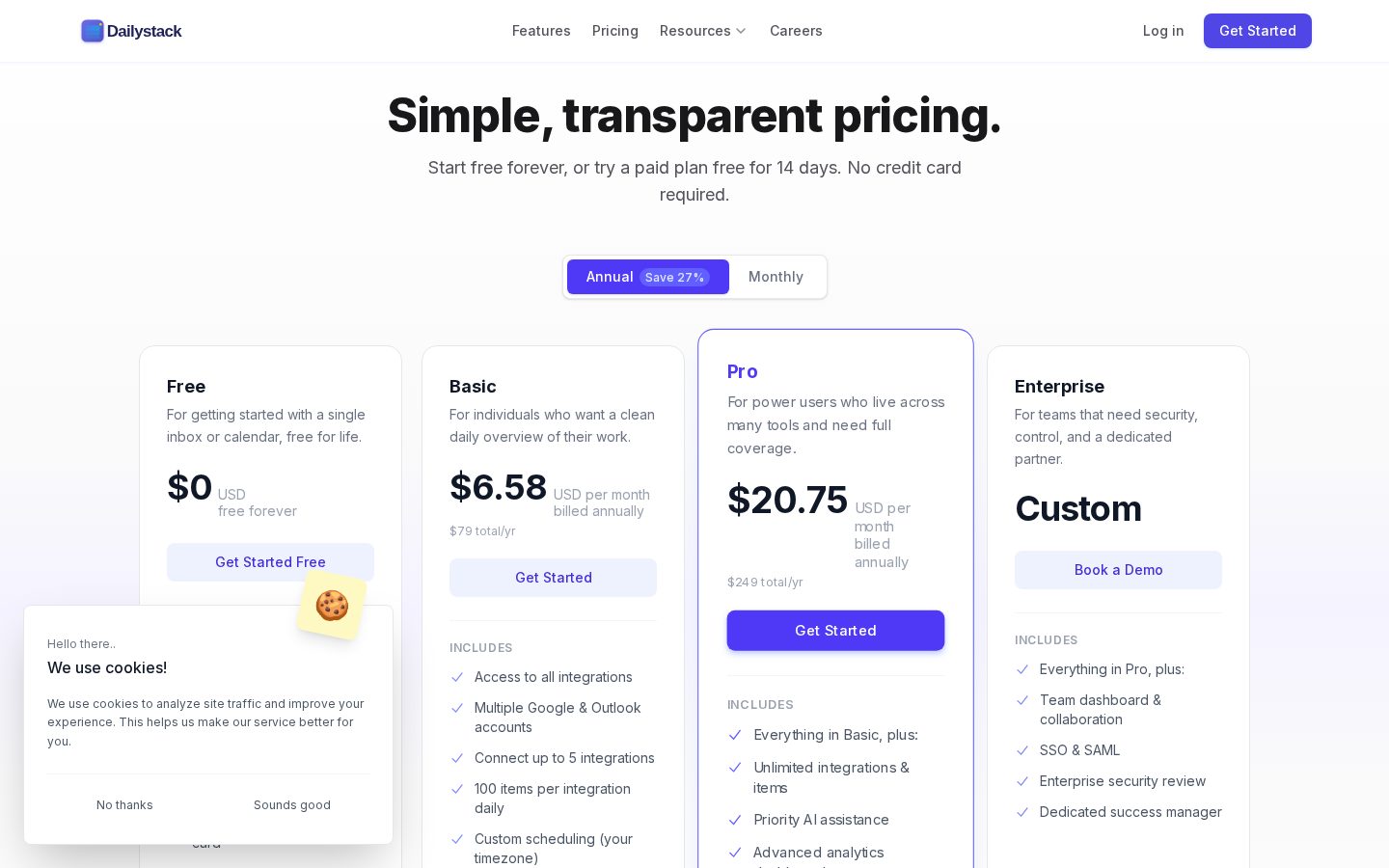 DailyStack Pricing