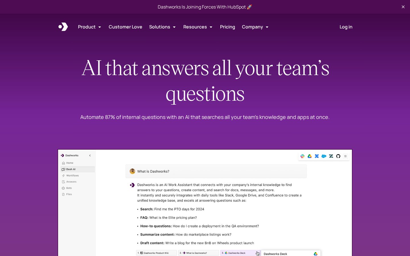 Dashworks Homepage