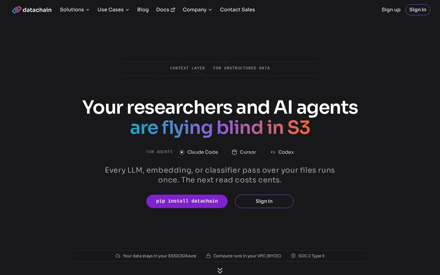 DataChain Homepage