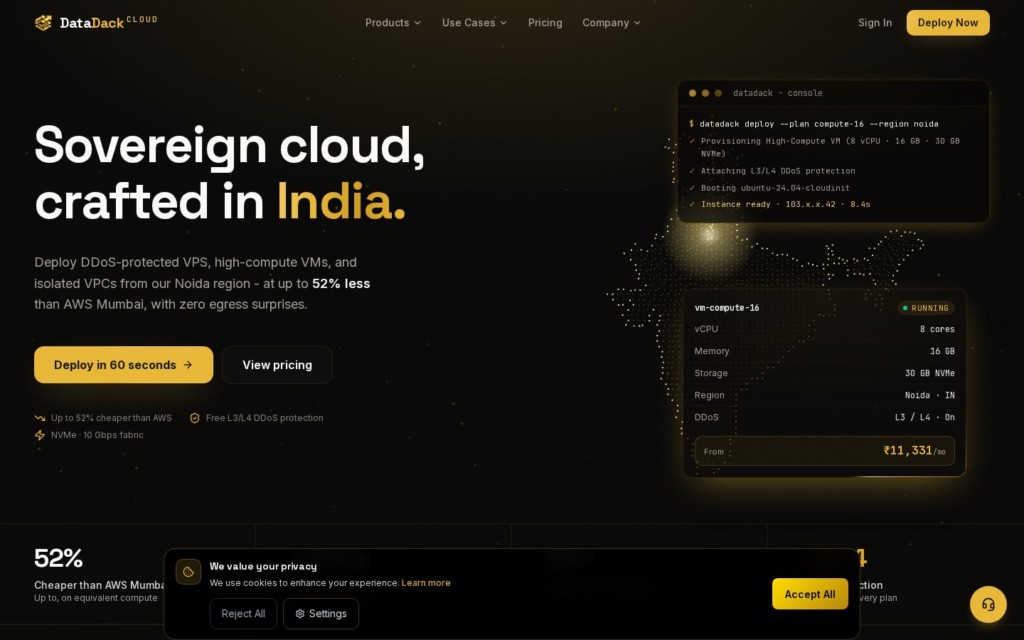 DataDack Homepage