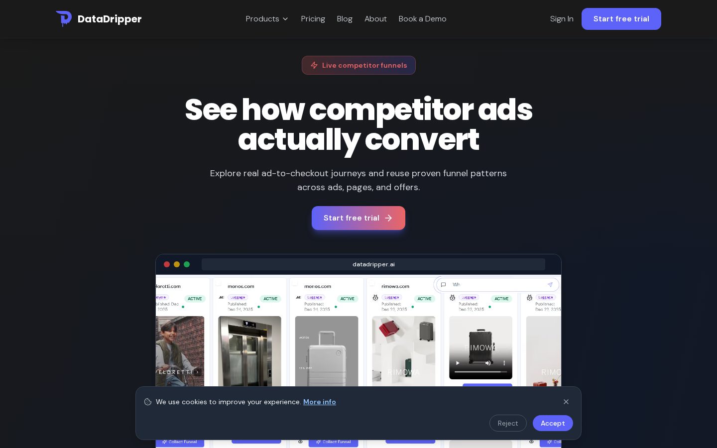DataDripper Homepage