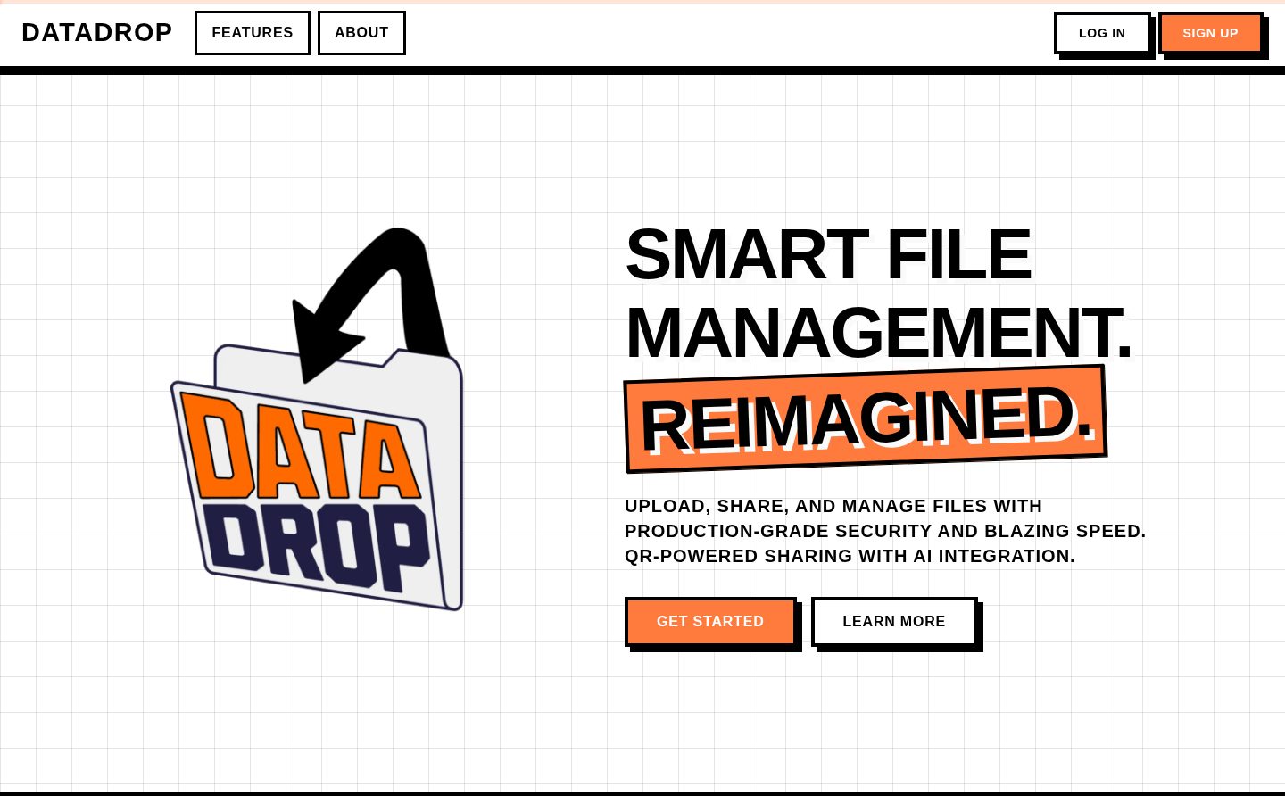 DataDrop Homepage