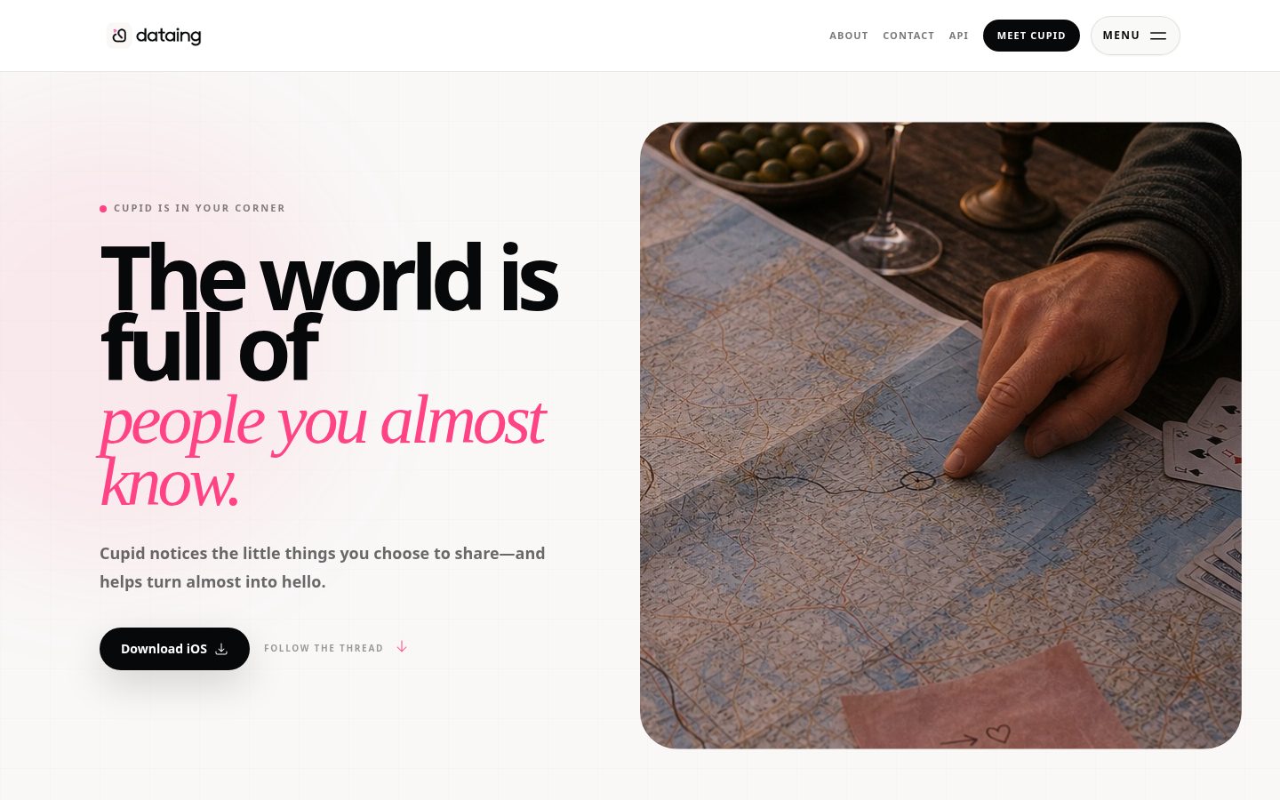 Dataing Homepage