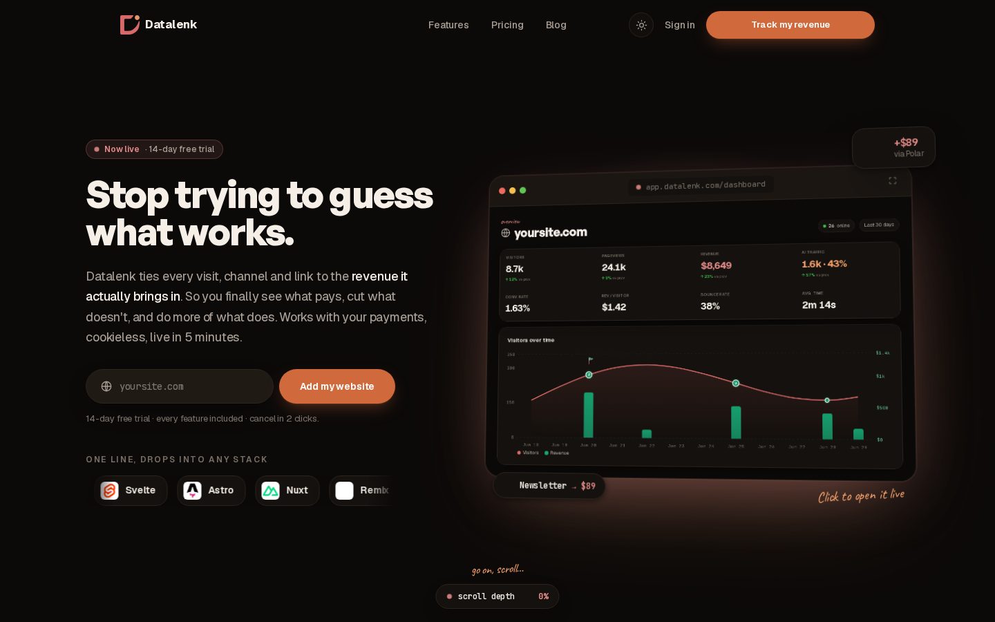 datalenk Homepage