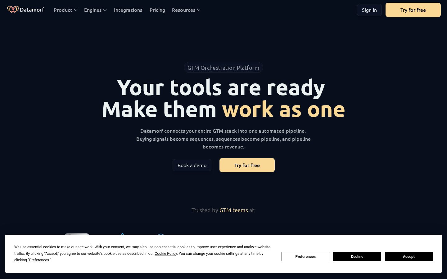 Datamorf Homepage