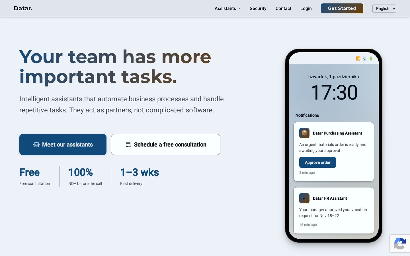 Datar Homepage