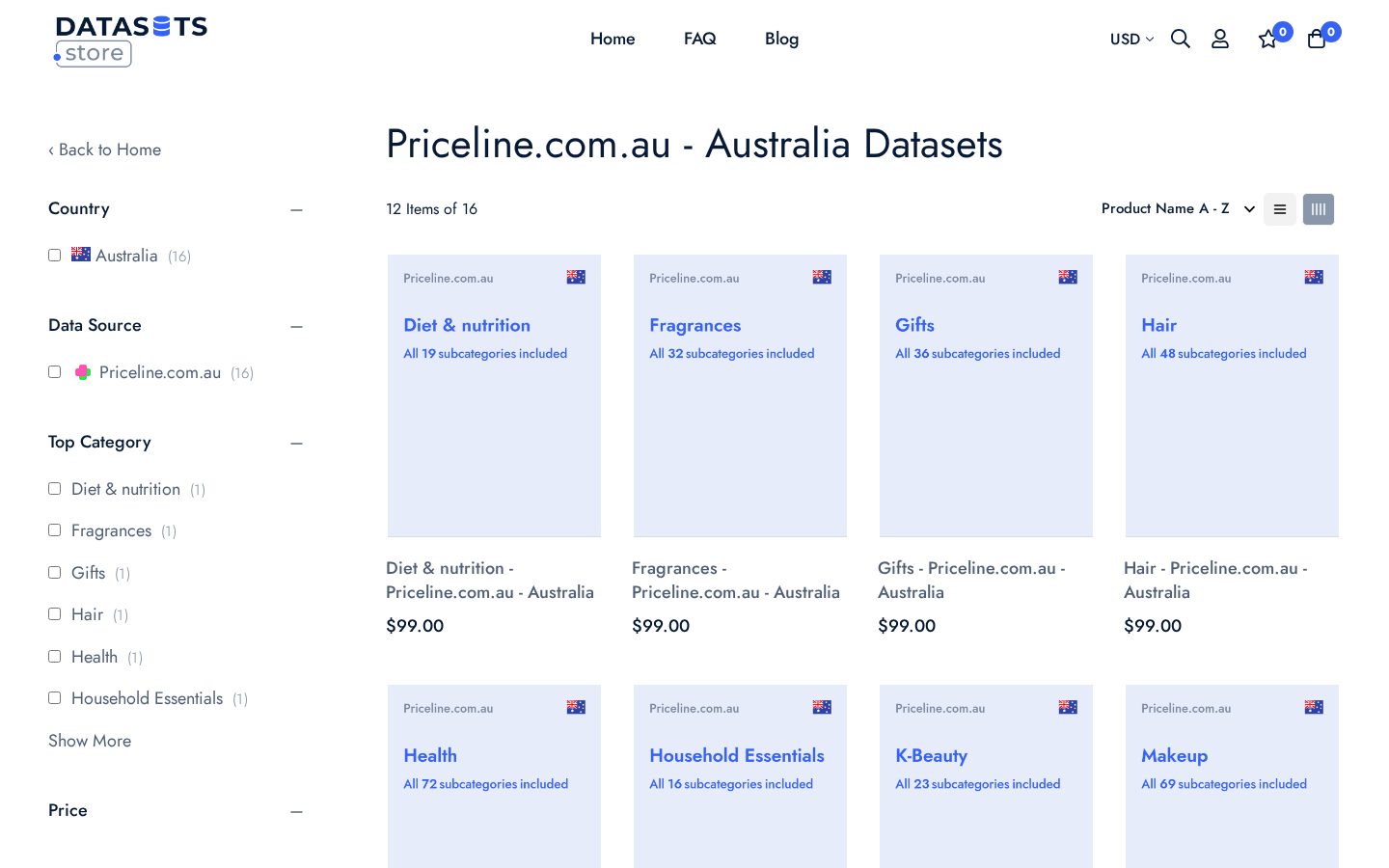 Datasets.store Pricing