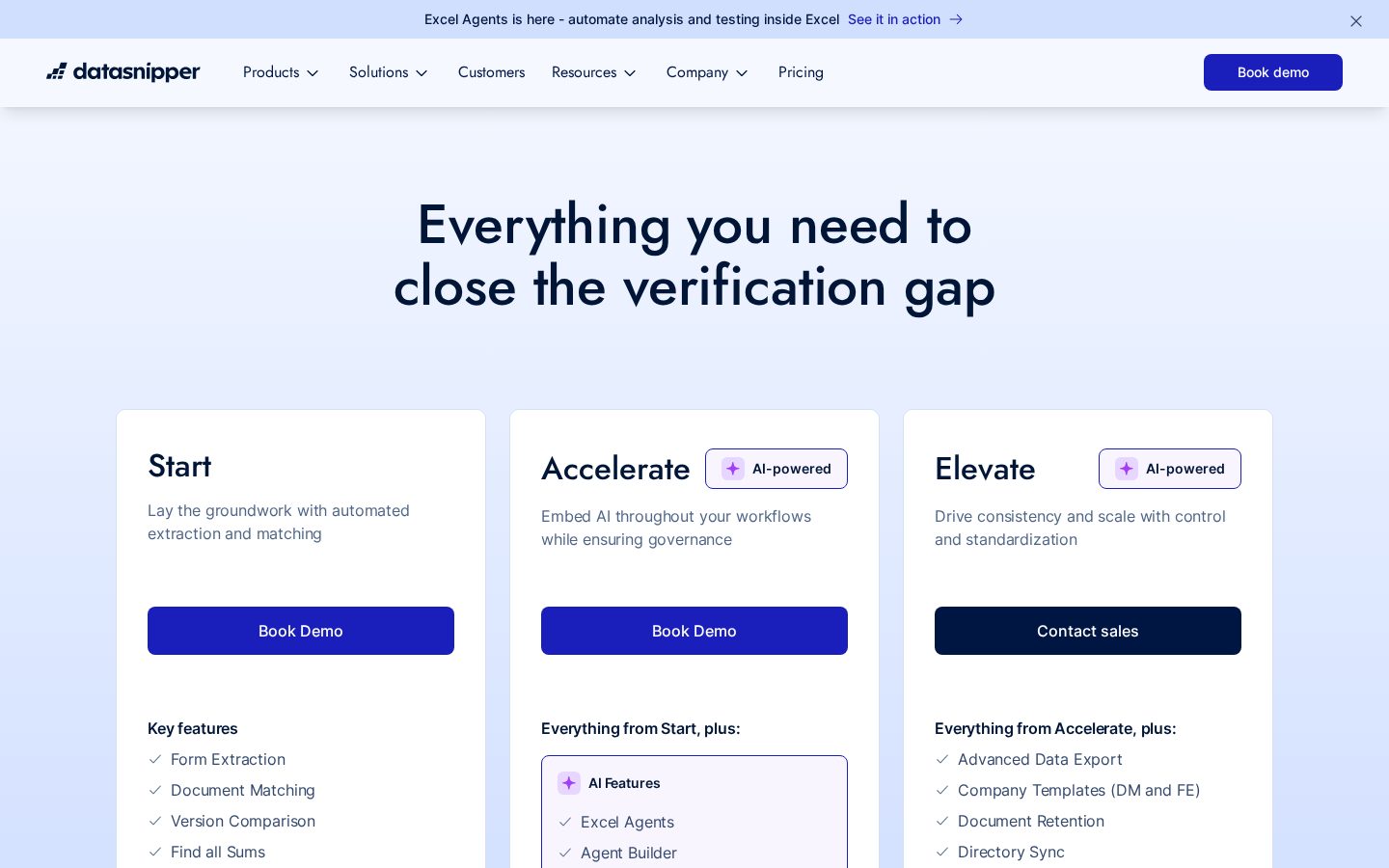 DataSnipper Pricing