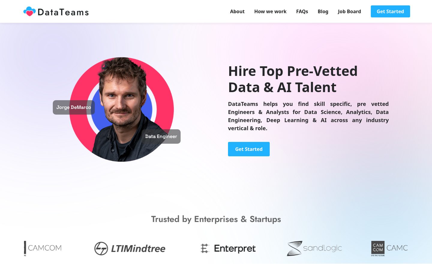 Datateams Homepage