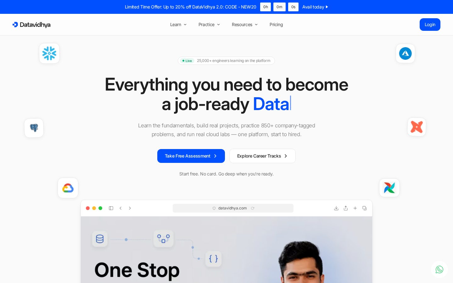 DataVidhya Homepage