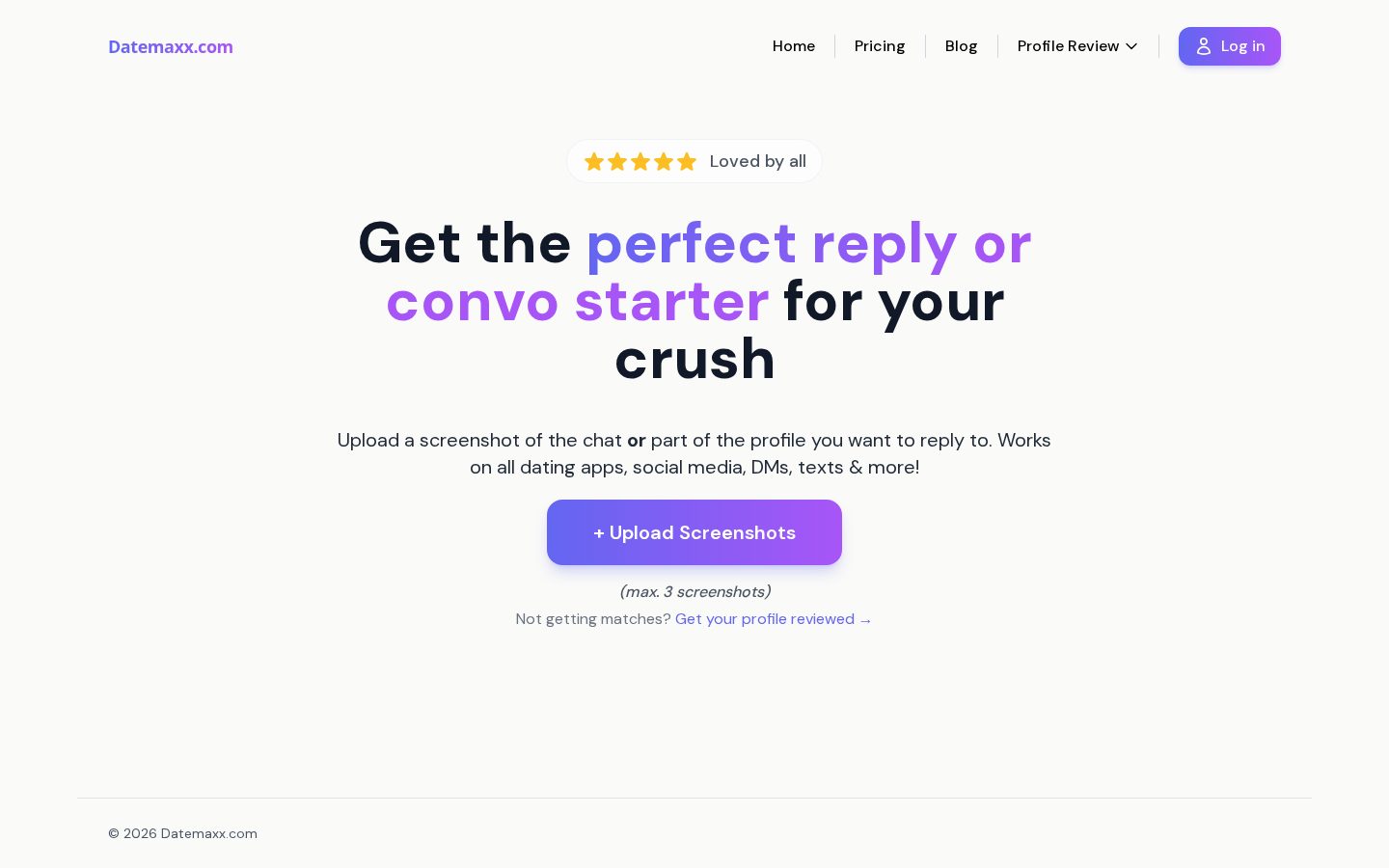 Datemaxx Homepage