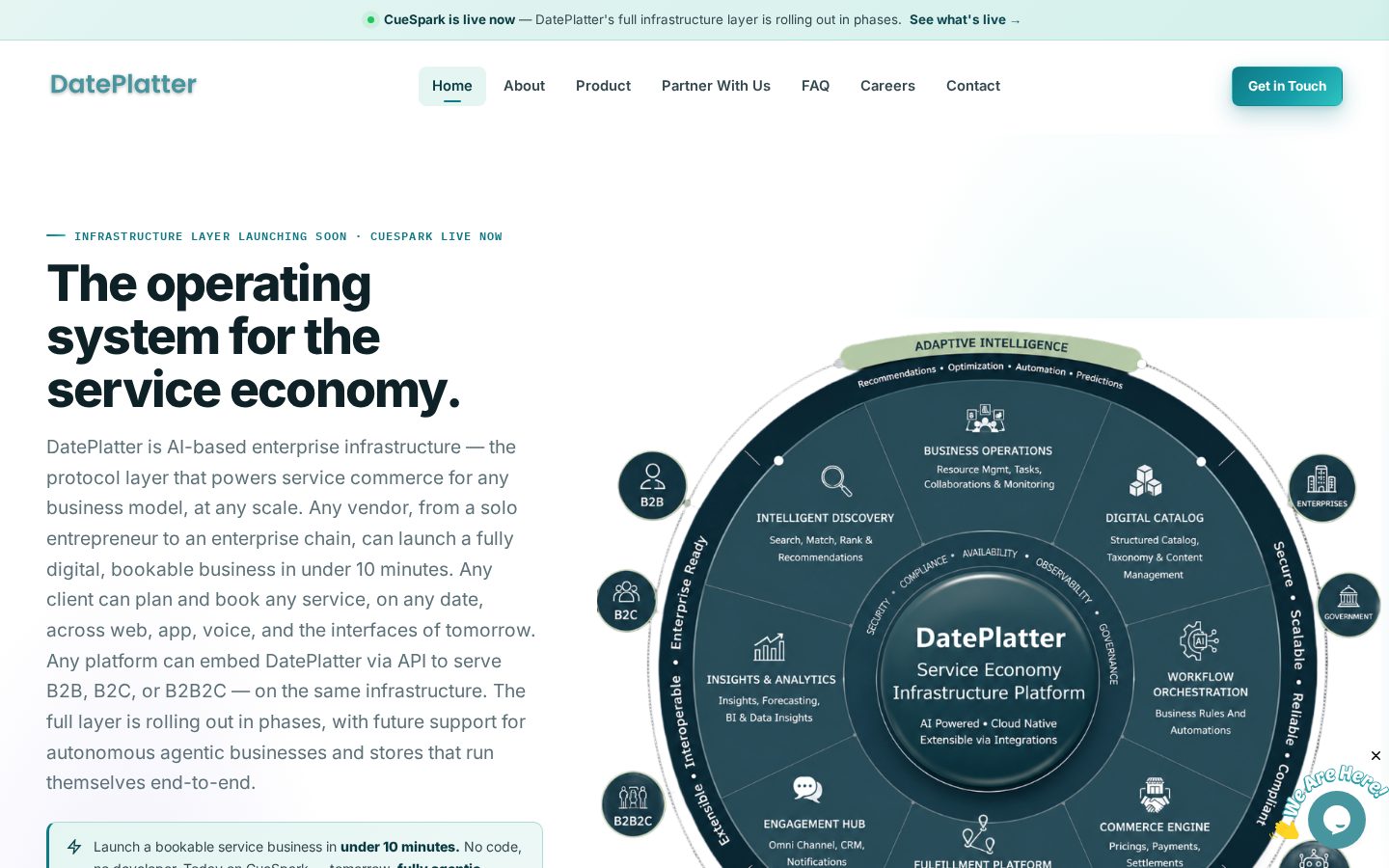 DatePlatter Homepage