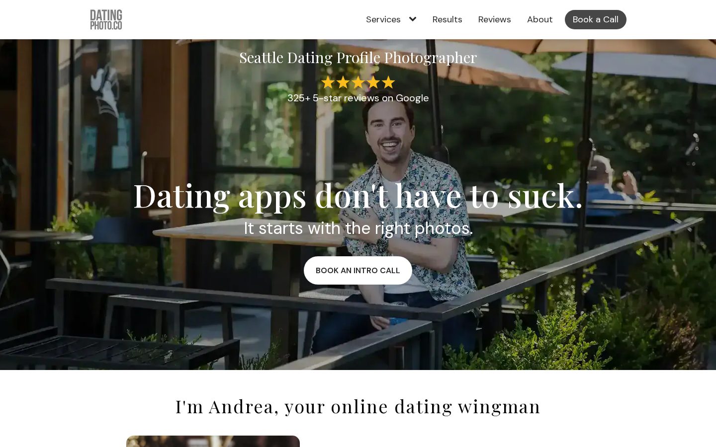 Dating Photo AI Homepage