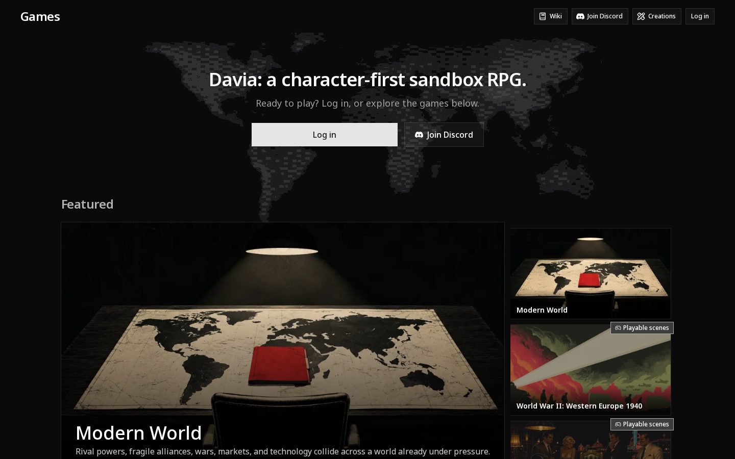 Davia Homepage