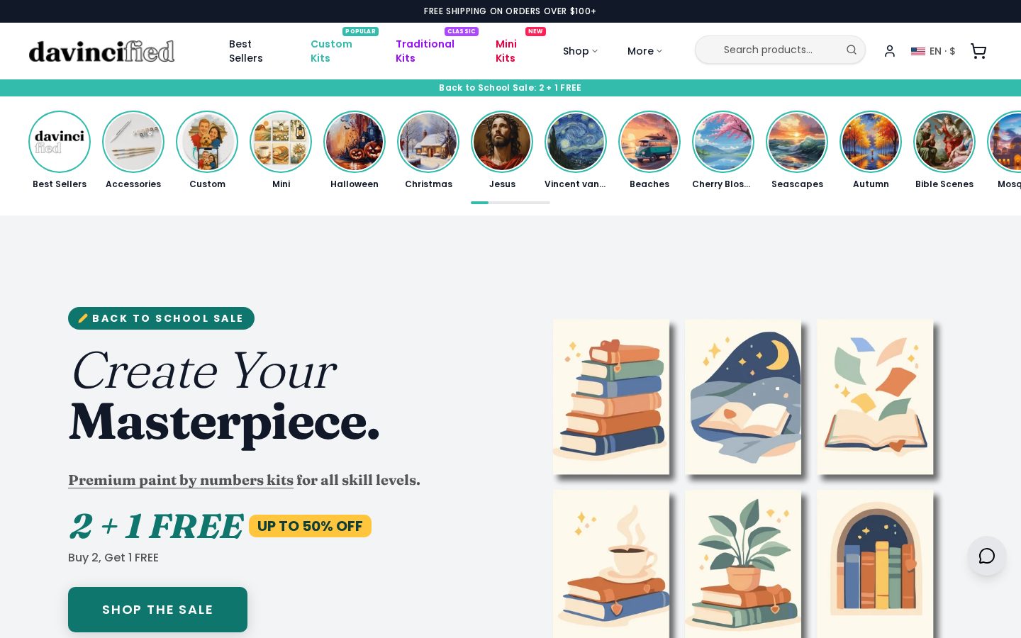Davincified Homepage