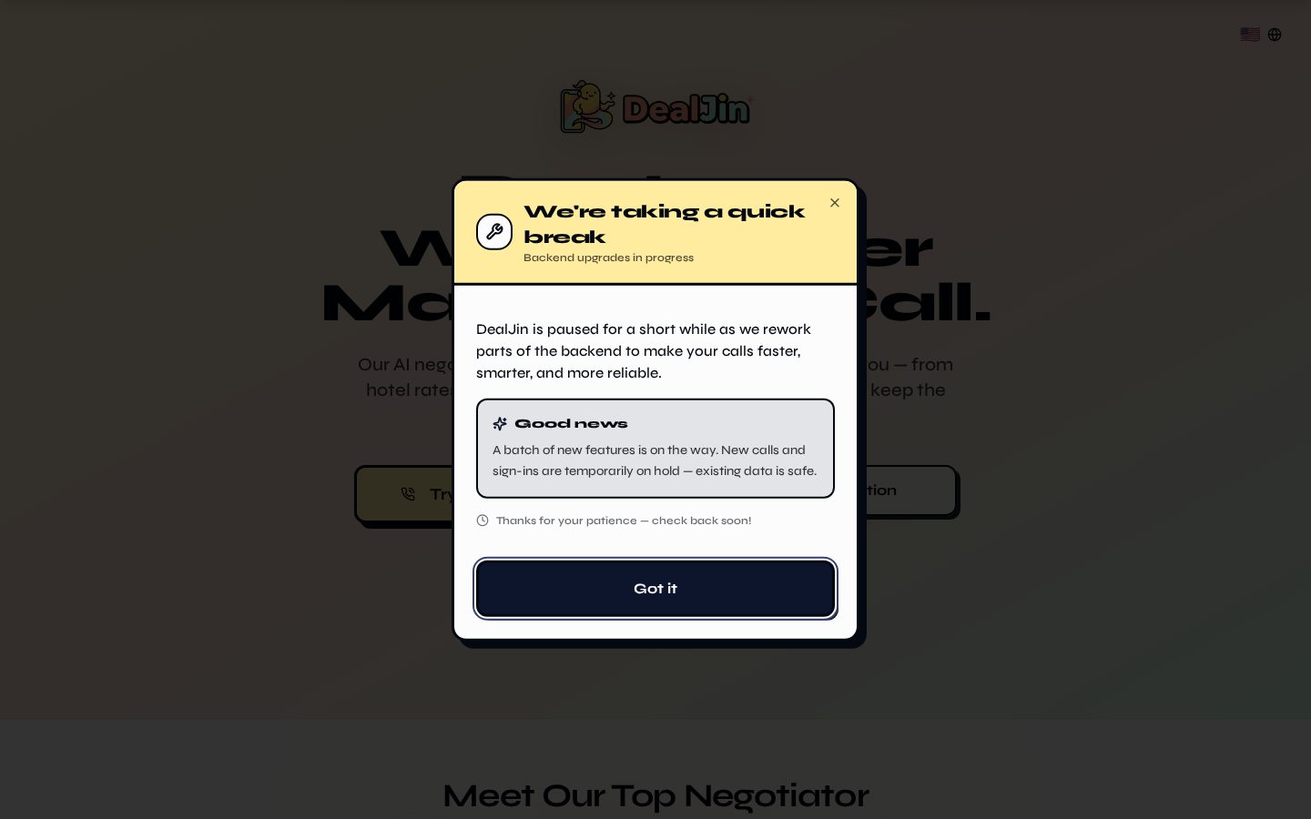 DealJin Homepage