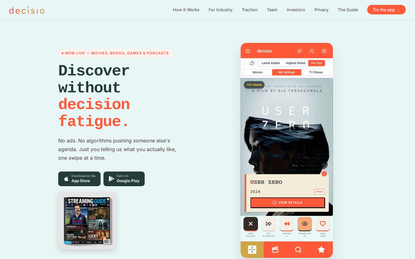 decisio media Homepage