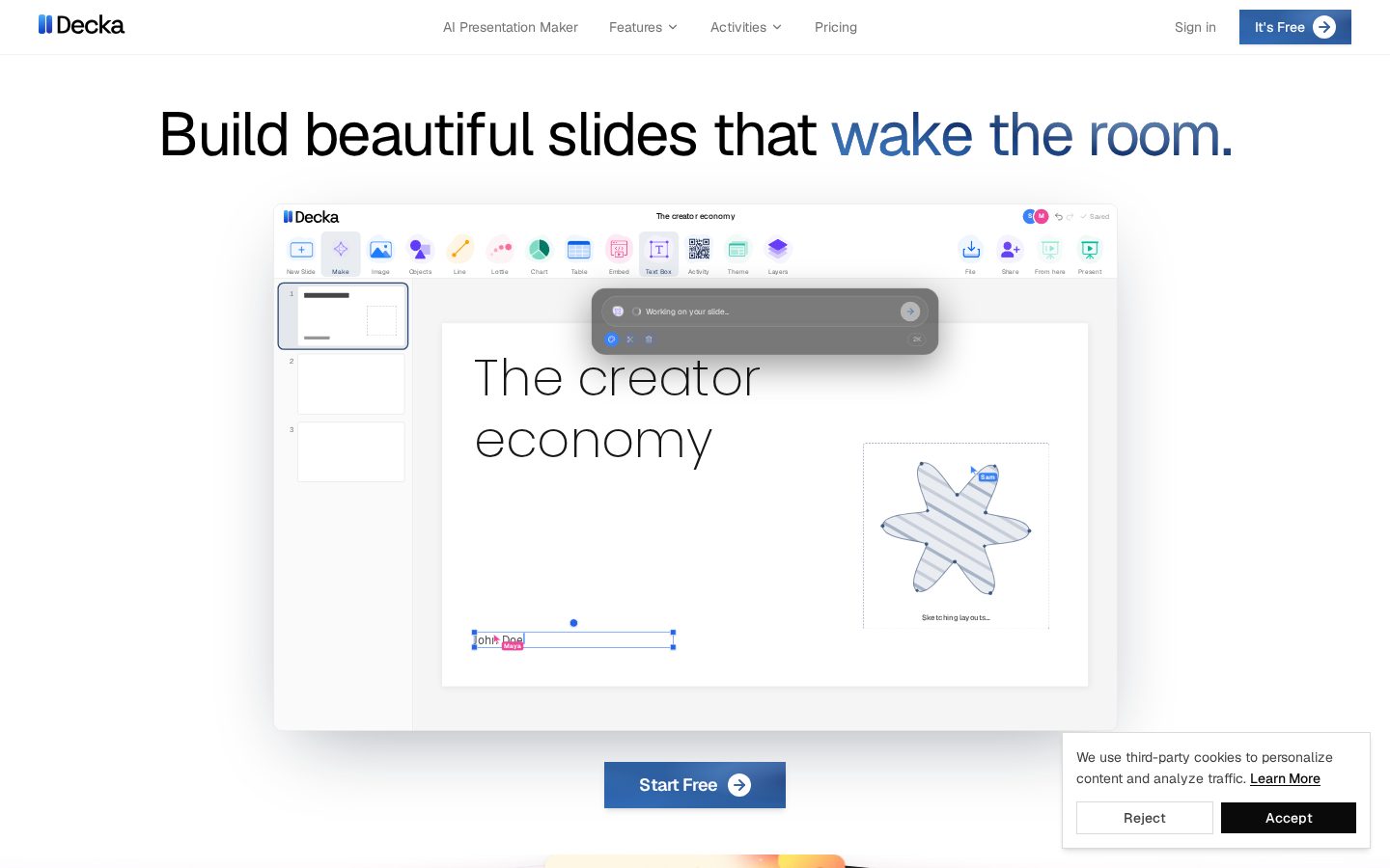 Decka Homepage