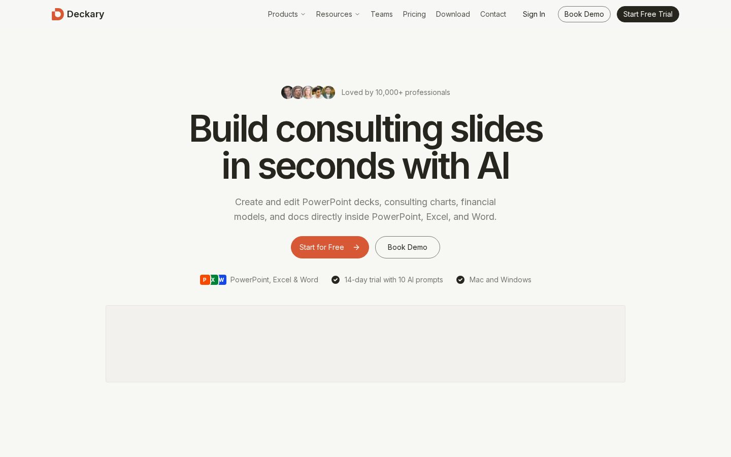 Deckary Homepage