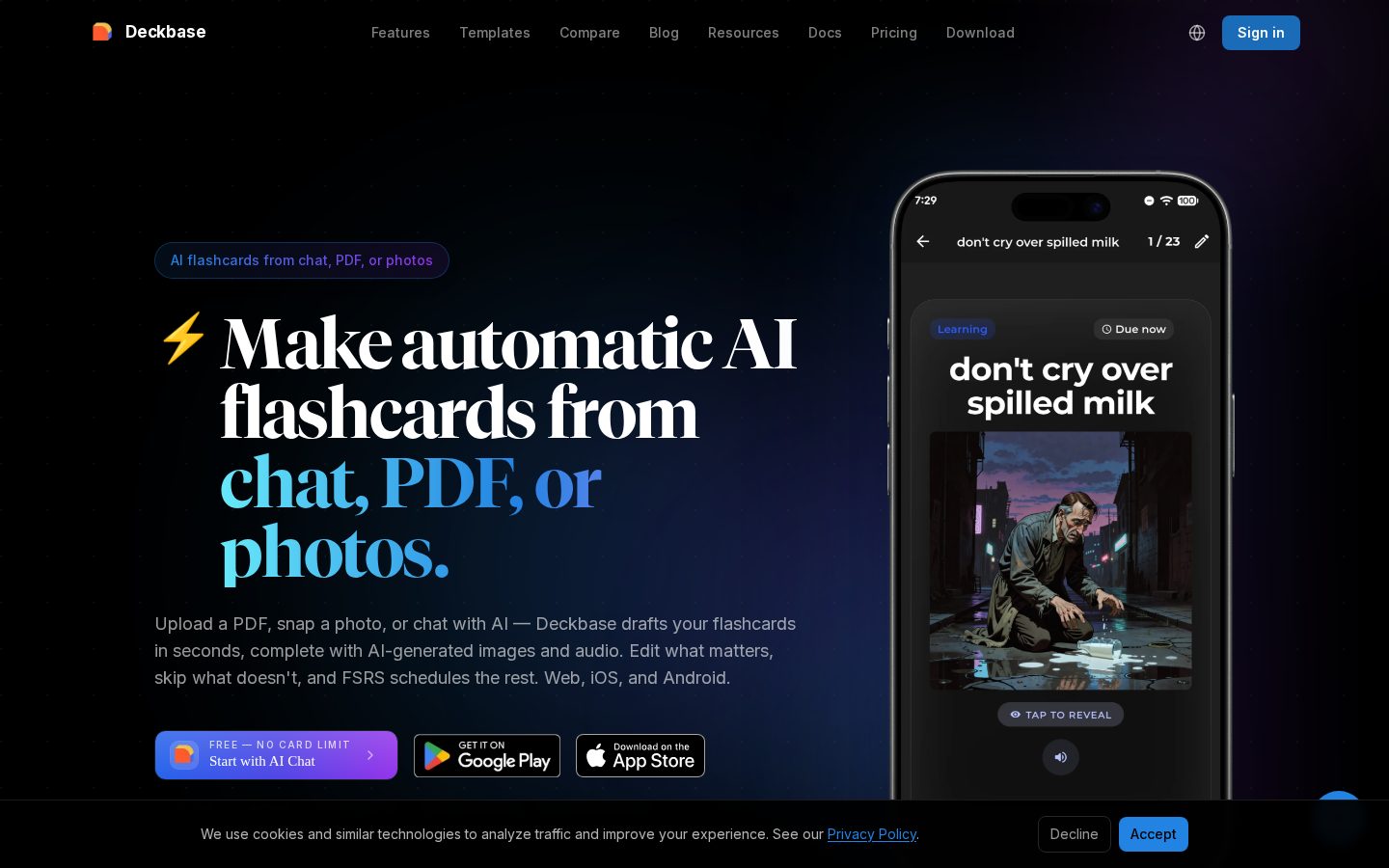 Deckbase Homepage