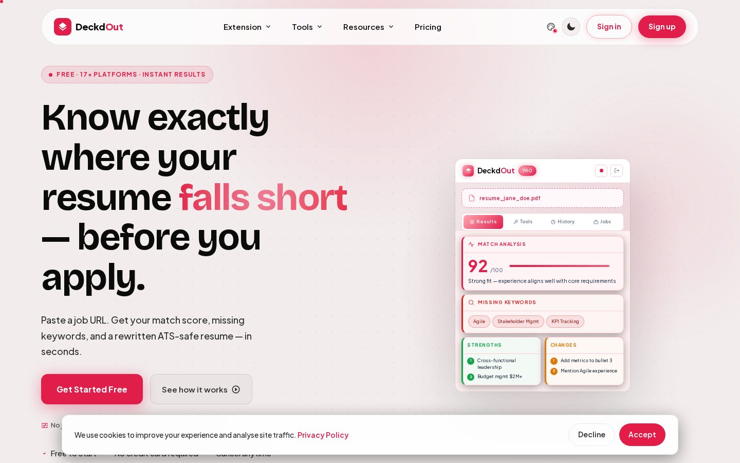 DeckdOut Homepage