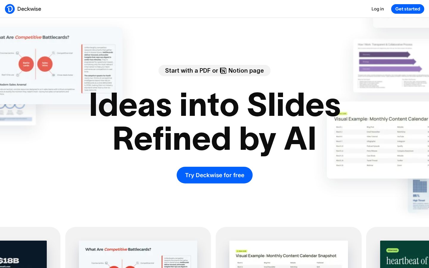Deckwise Homepage
