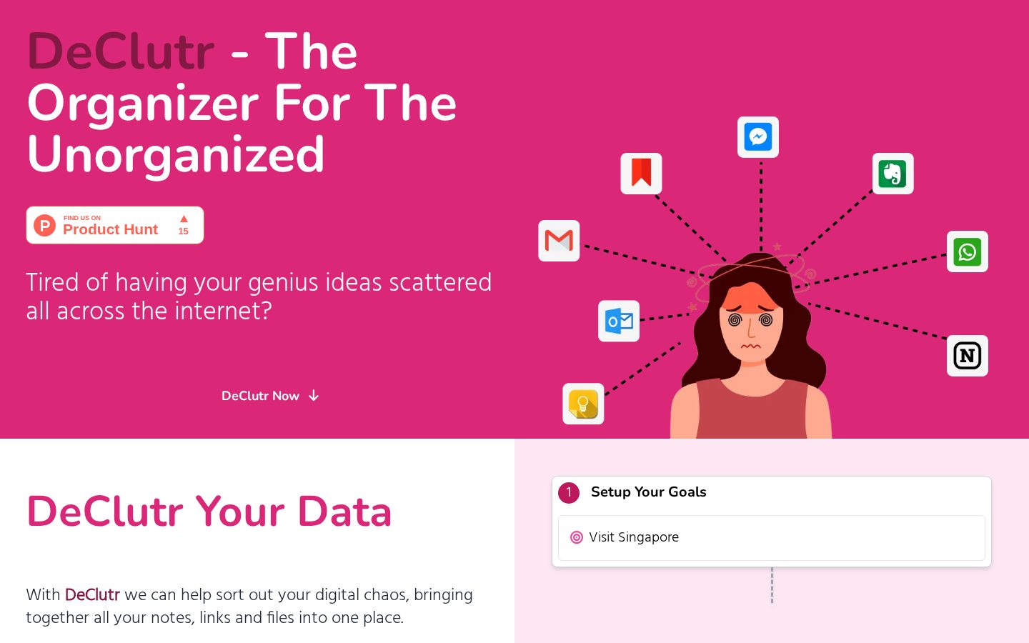 DeClutr Homepage