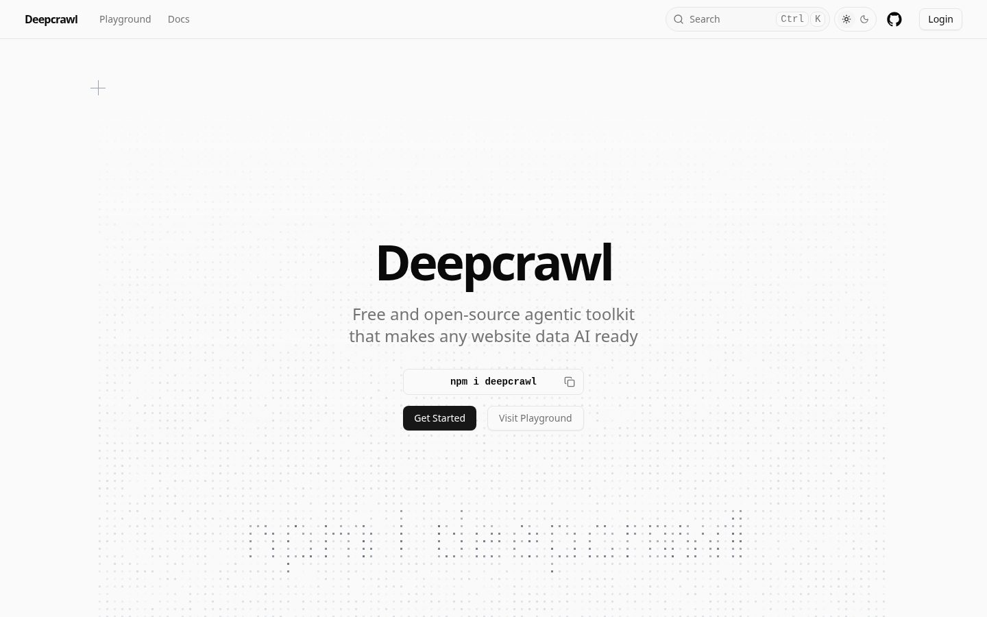 Deepcrawl Homepage