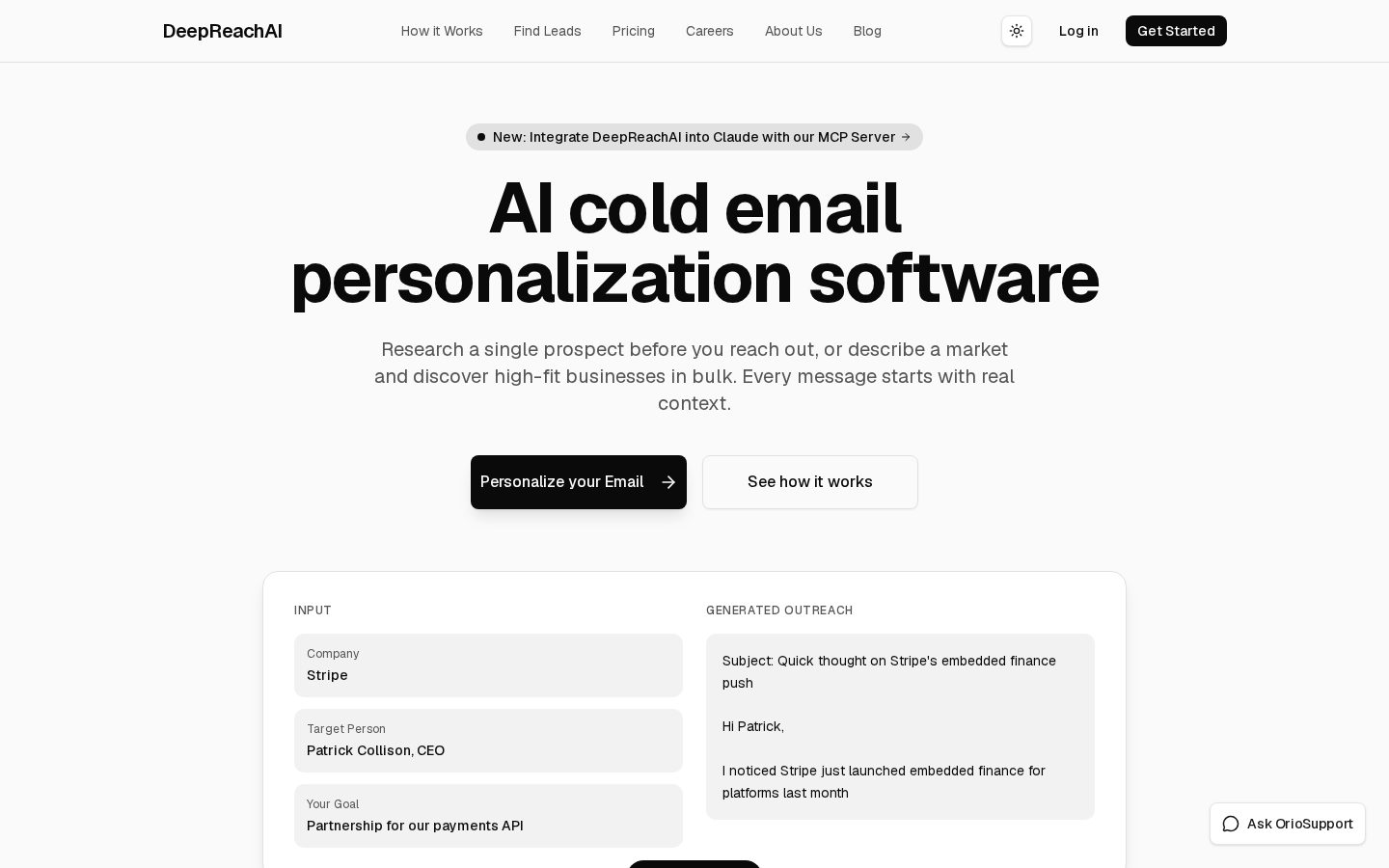 DeepReachAI Homepage