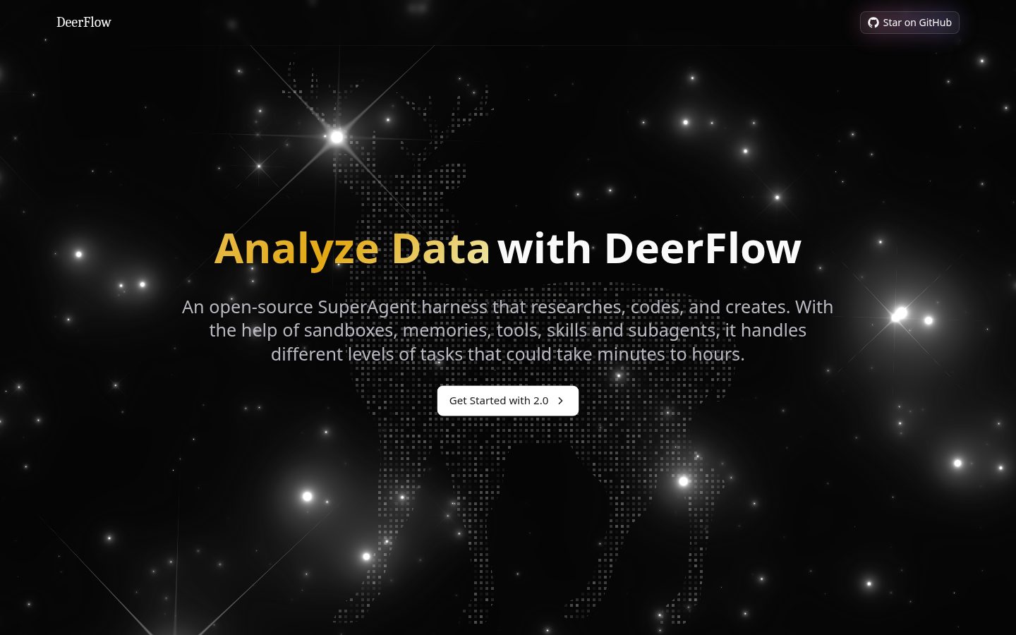 DeerFlow Homepage