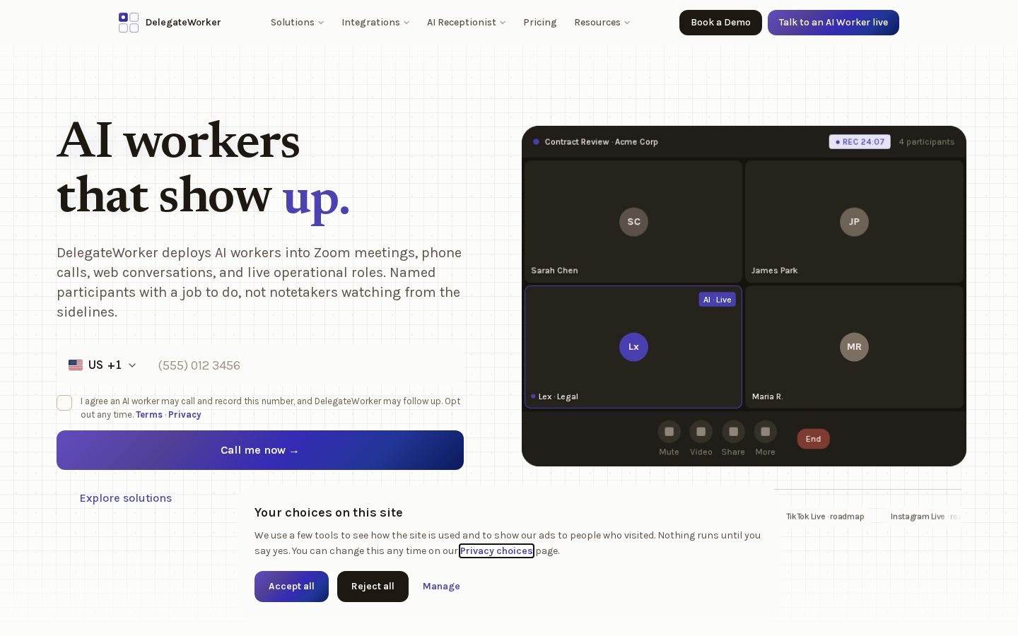 DelegateWorker Homepage