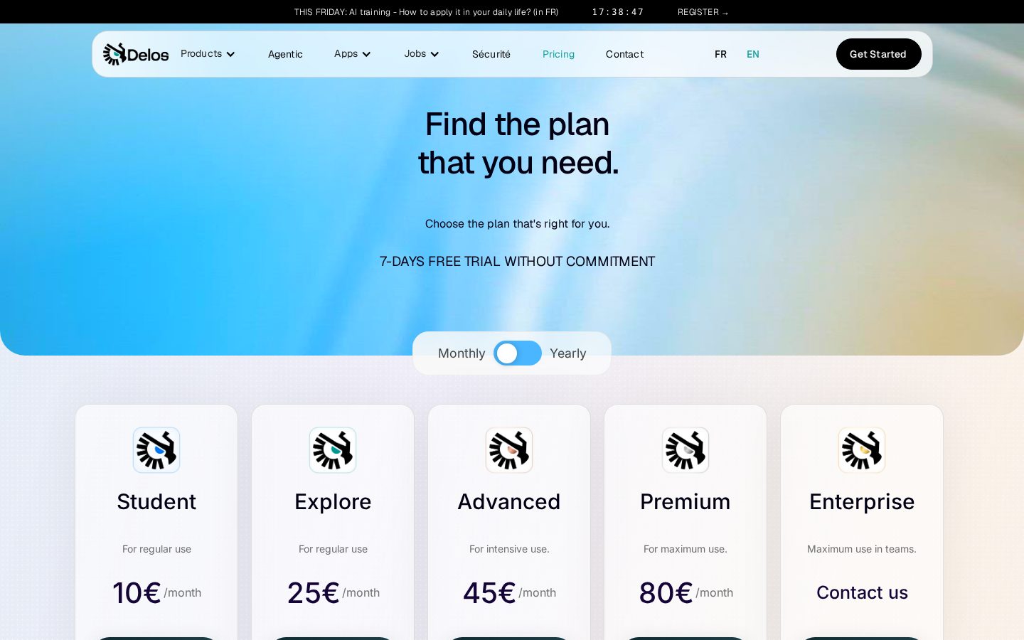 Delos Mail Pricing