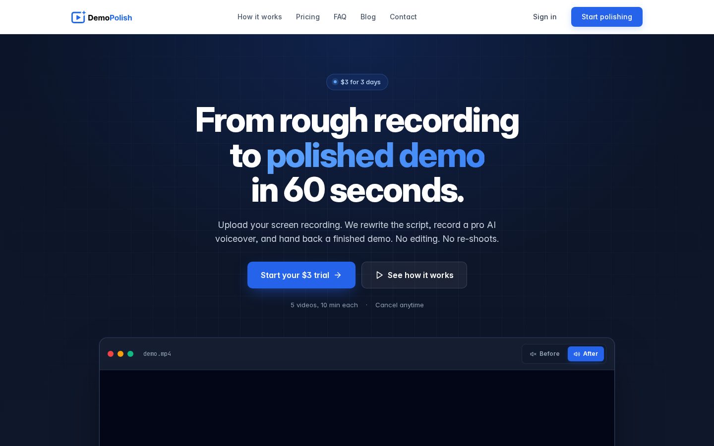 DemoPolish Homepage