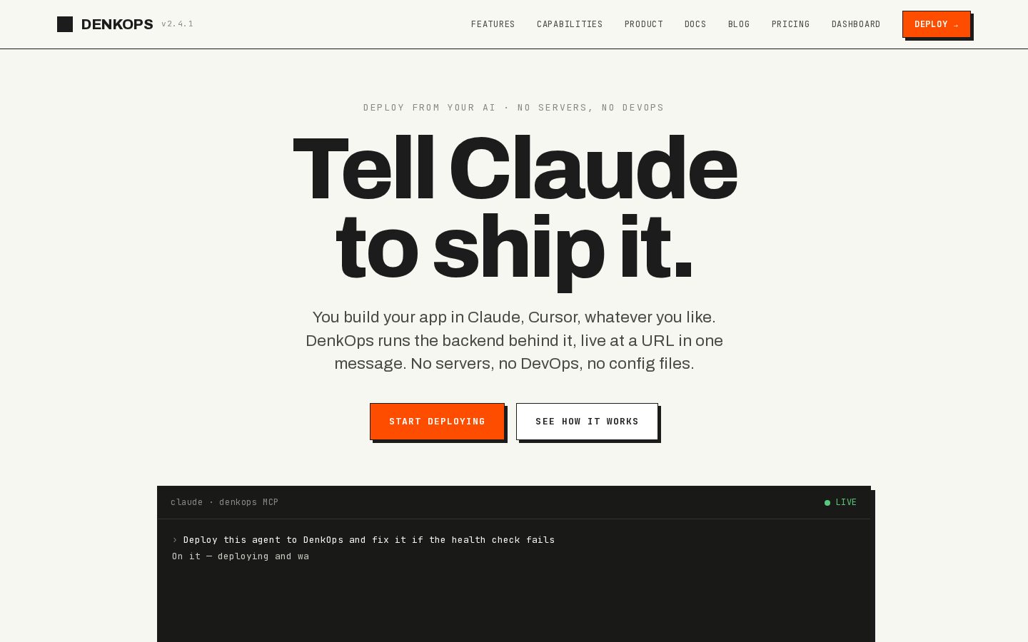 DenkOps Homepage