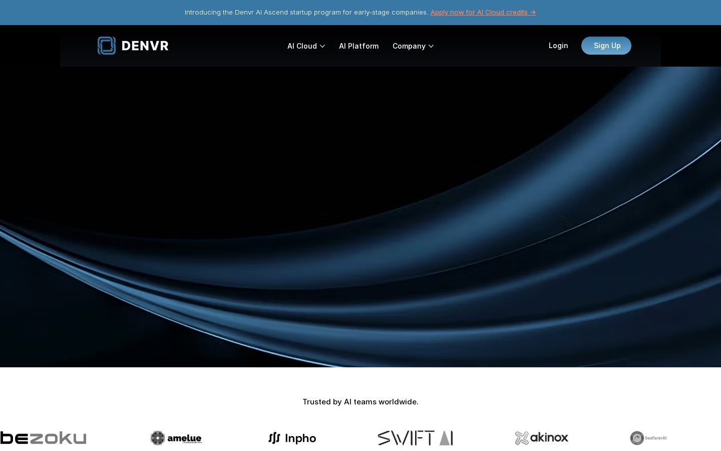 Denvr Homepage