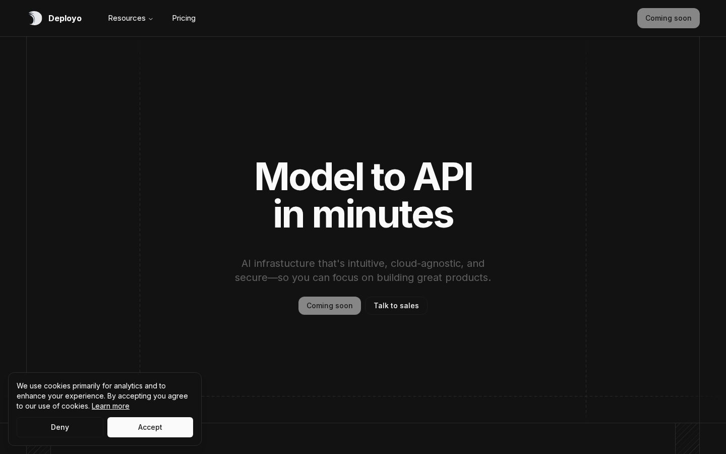 Deployo Homepage