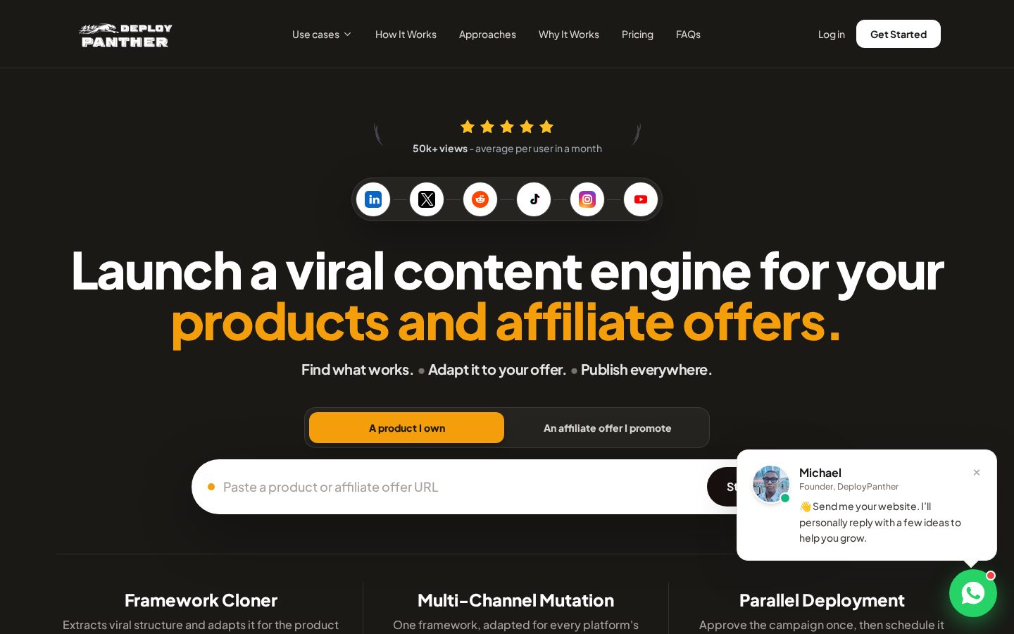 DeployPanther Homepage