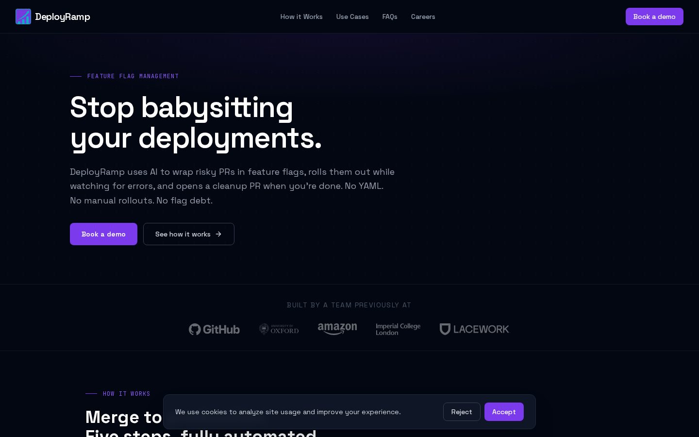 DeployRamp Homepage