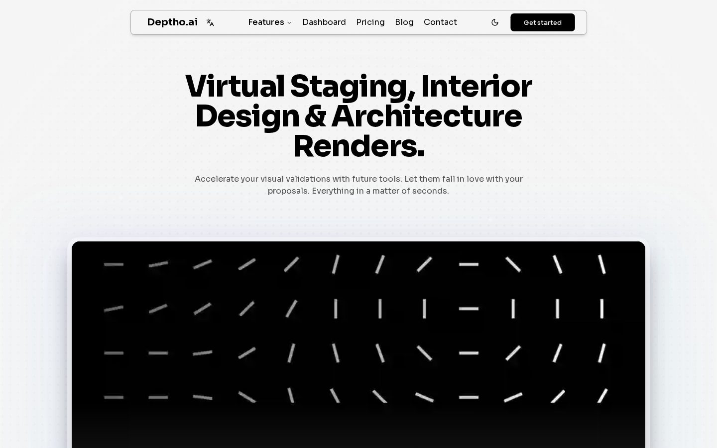 Deptho.ai Homepage