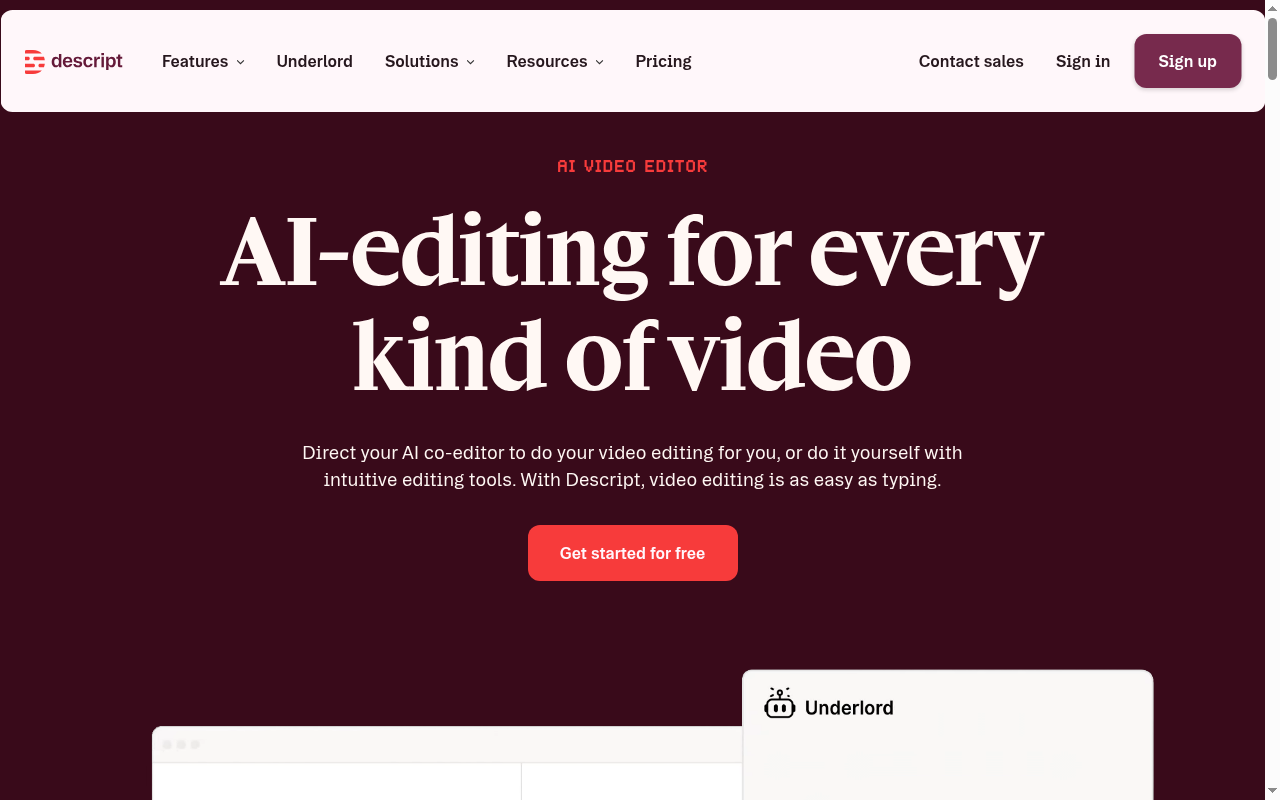 Homepage