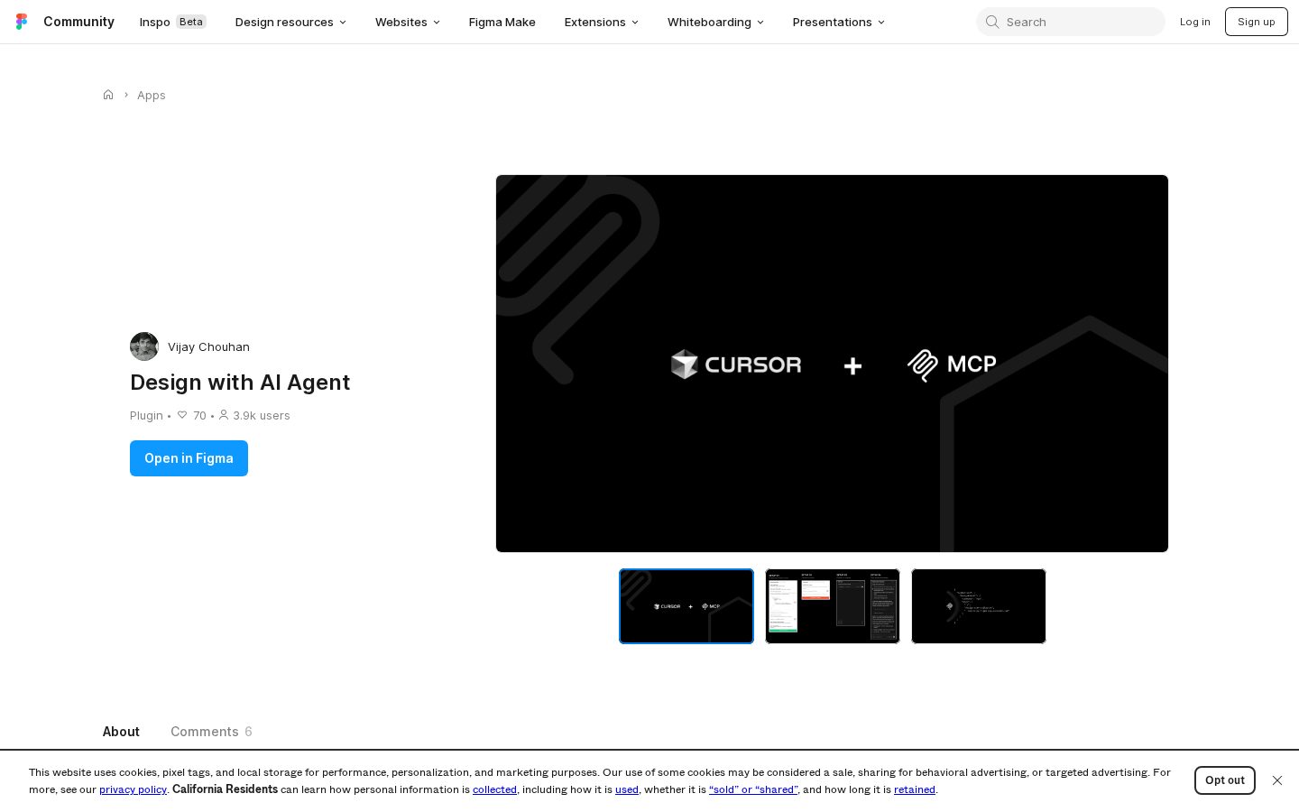 Design in Figma using Cursor Agent + MCP Homepage
