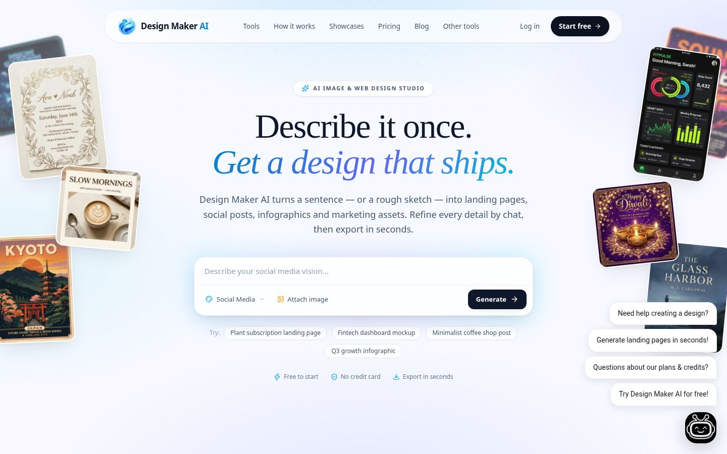 design maker ai Homepage