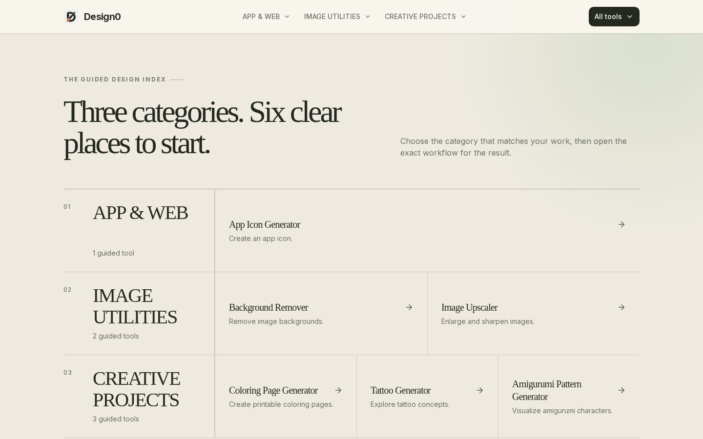 Design0 Homepage