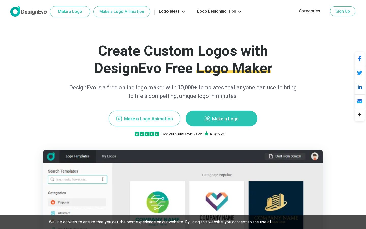 DesignEvo Homepage