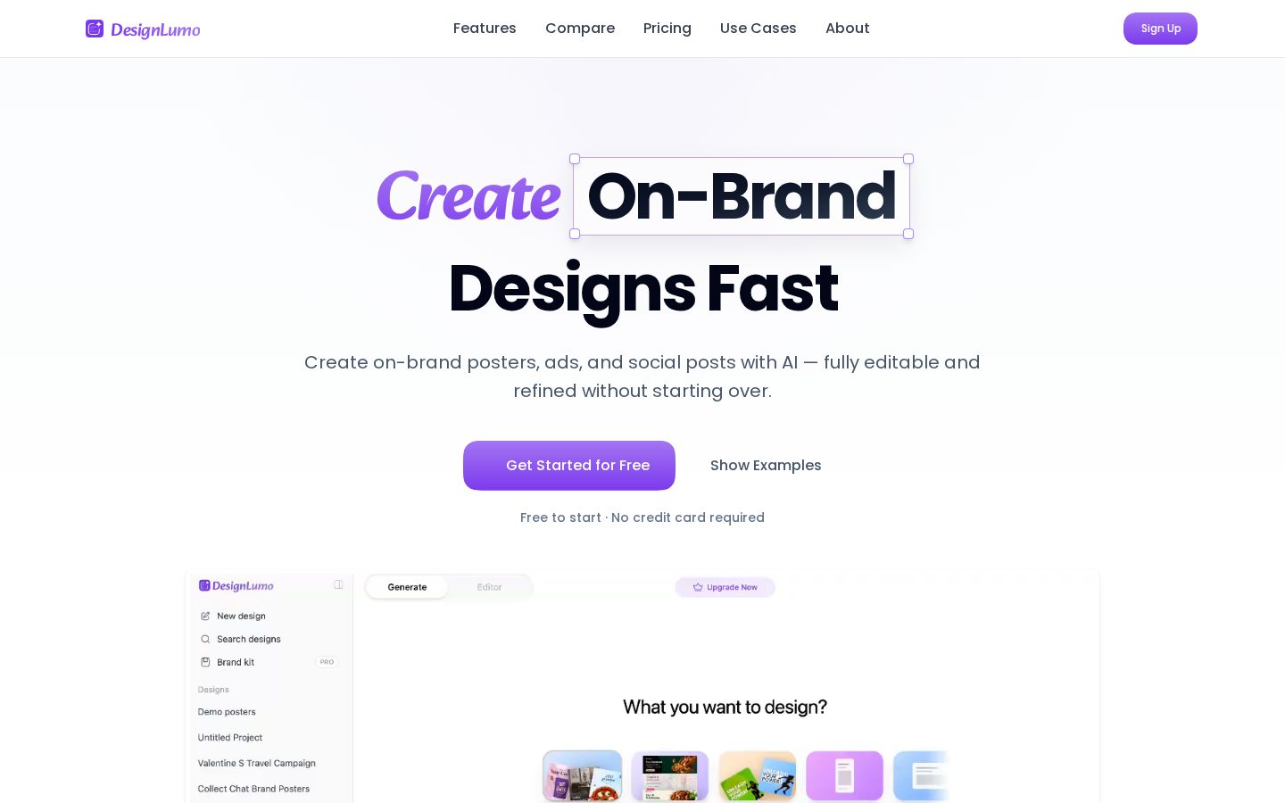 DesignLumo Homepage