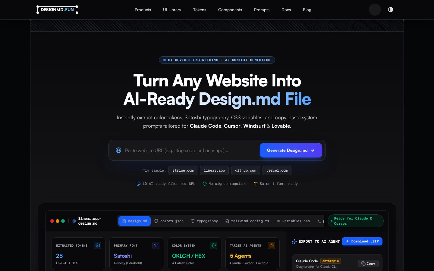designmd.fun Homepage