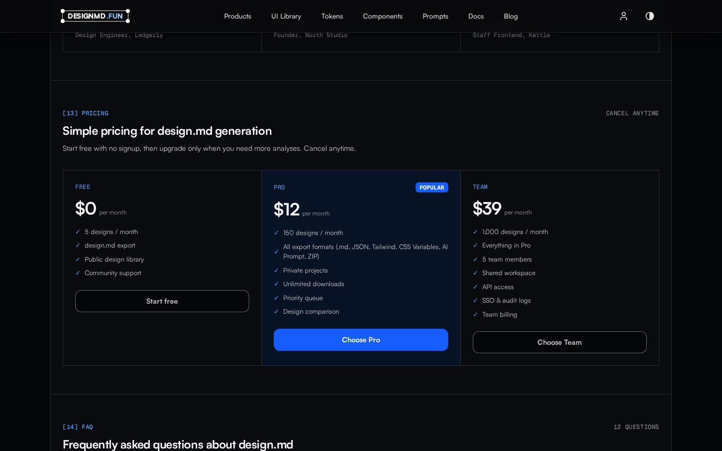 designmd.fun Pricing