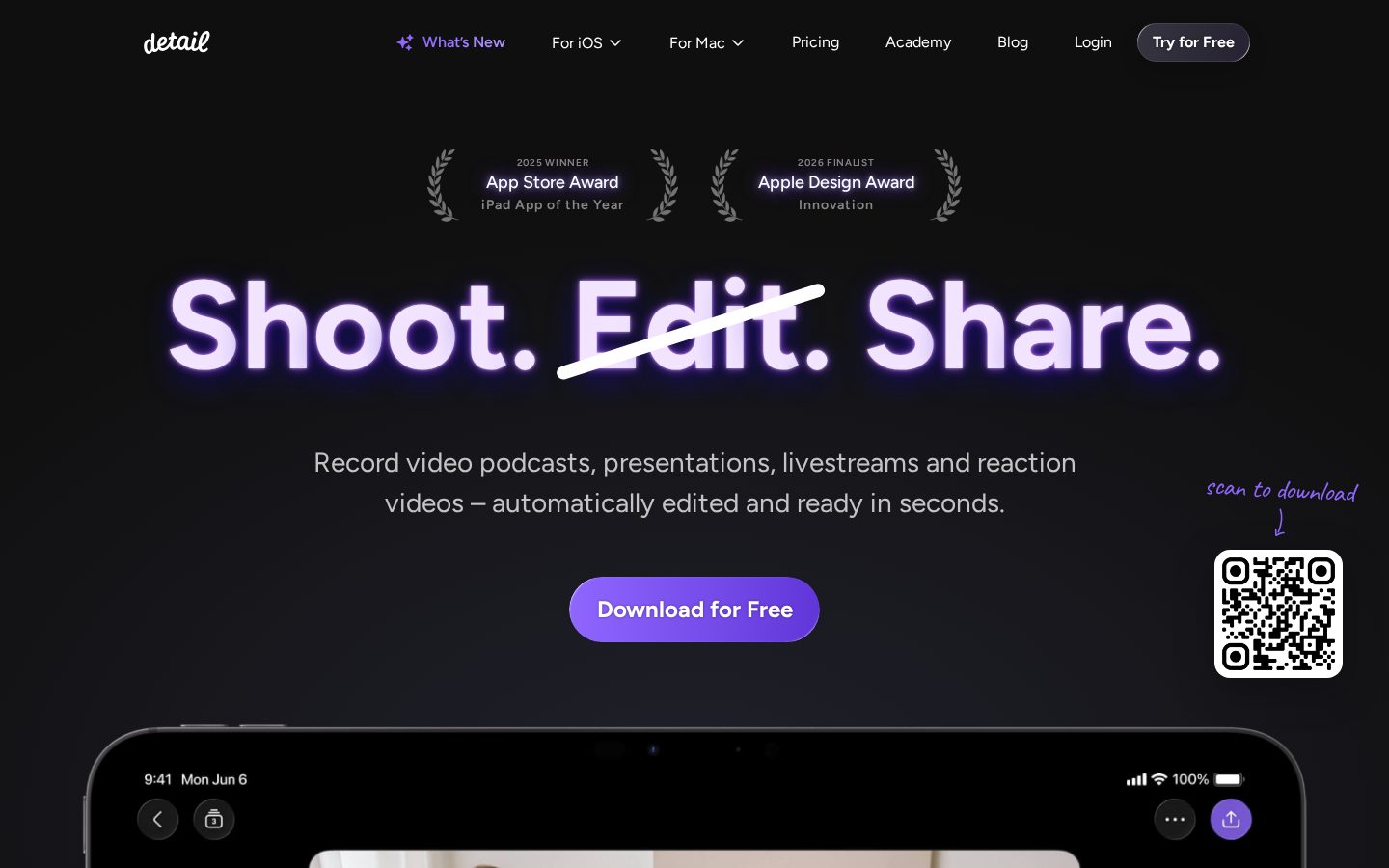 Detail Homepage