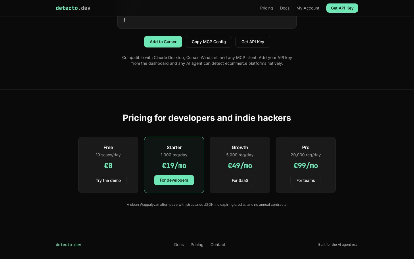 Detecto Pricing