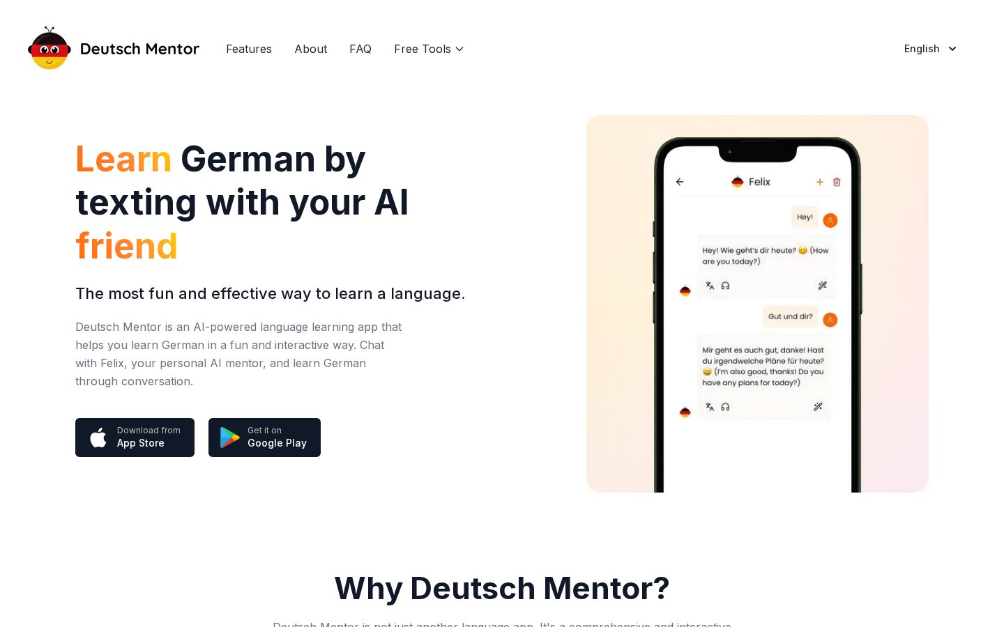 Deutsch Mentor Homepage